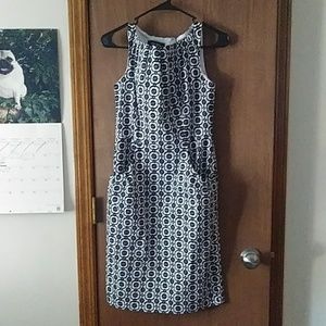 Black and white dress